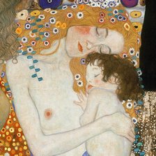 Схема вышивки «из Три возраста женщины/Густав Климт»