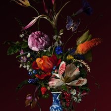 Схема вышивки «Цветы»