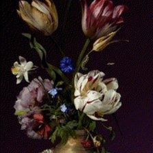 Схема вышивки «Цветы»