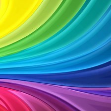 Схема вышивки «радуга»