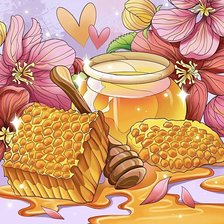 Схема вышивки «Медовый аромат»