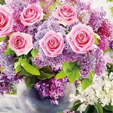 Схема вышивки «Розы»