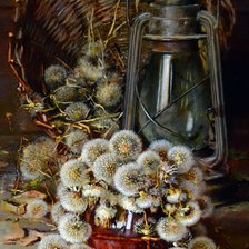 Схема вышивки «Одуванчики»