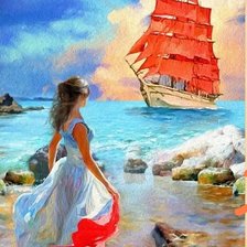 Схема вышивки «Ассоль»