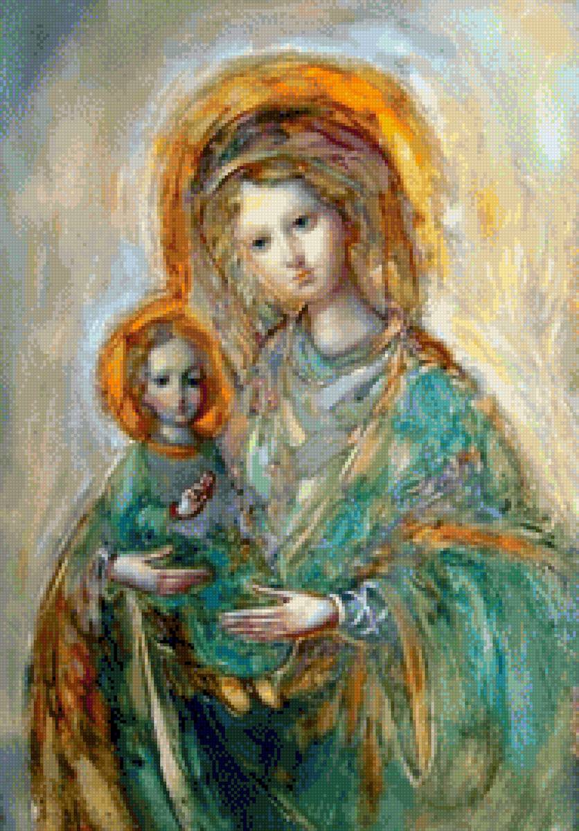 VIRGEN Y NINO - virgen, nino - предпросмотр