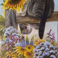 Схема вышивки «Котя»