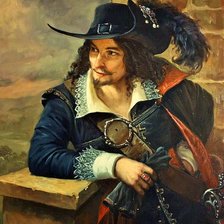 Схема вышивки «Мушкетёр. Худ. Андрей Шишкин.»