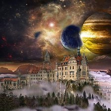 Схема вышивки «иной мир»