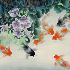 Схема вышивки «Рыбки»