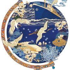 Схема вышивки «ГЛОБУС»