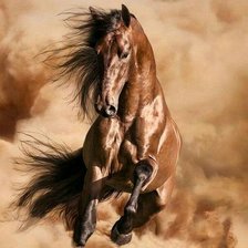 Схема вышивки «Лошадь»