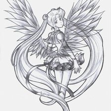 Схема вышивки «сейлор мун»