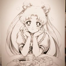 Схема вышивки «сейлор мун»