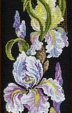 Схема вышивки «Ирисы»