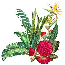 Схема вышивки «Цветы»