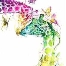 Схема вышивки «Жираф»