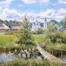 Схема вышивки «Худ. Олег Пятин»