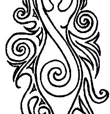 Схема вышивки «Танец огня»