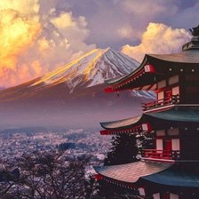 Схема вышивки «Fuji»