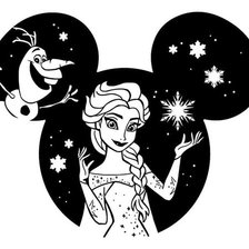 Схема вышивки «frozen original monocolor»