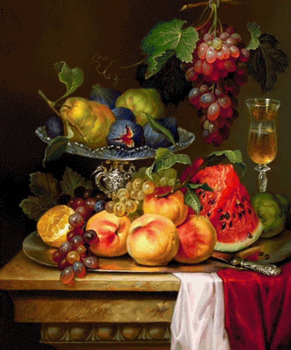 Власов Д Б - натюрморт с фруктами,  - предпросмотр