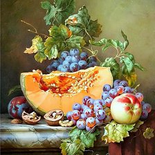 Схема вышивки «Натюрморт. Худ. Габор Тот»