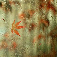 Схема вышивки «Про дождь»