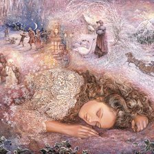 Схема вышивки «зимние сны»