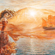 Схема вышивки «Ассоль маленькая»