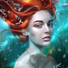 Схема вышивки «Русалка»