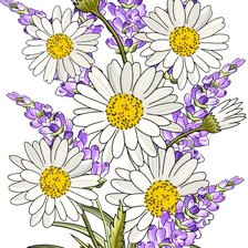 Схема вышивки «Цветы»