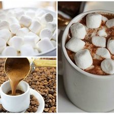 Схема вышивки «Кофе»