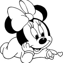 Схема вышивки «Микки Маус»