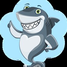 Схема вышивки «Акула»