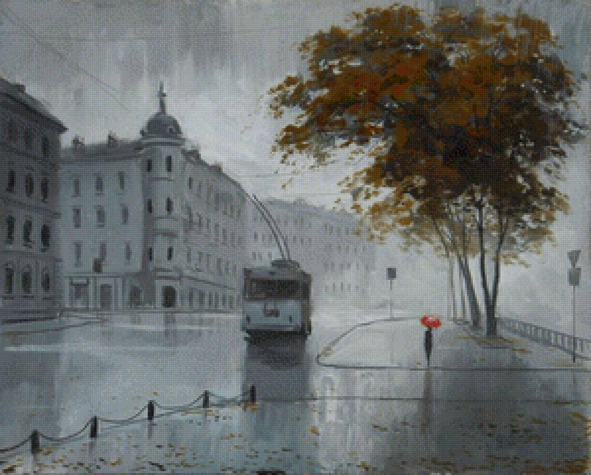 Про дождь - осень, дождь, город - предпросмотр