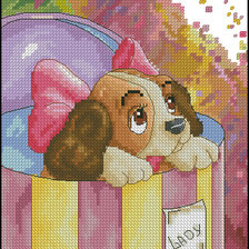 Схема вышивки «regalo la dama disney»