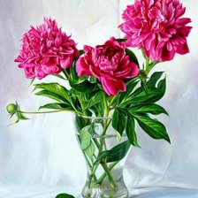 Схема вышивки «Цветы в вазе»