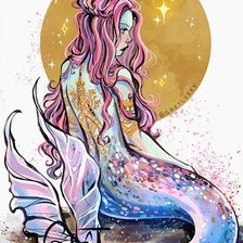 Схема вышивки «Русалка 3»