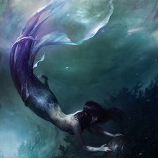 Схема вышивки «Русалка 4»