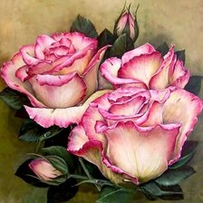 Схема вышивки «Розы»