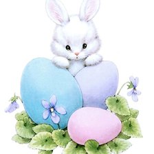 Схема вышивки «Пасхальный кролик 2»