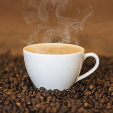 Схема вышивки «Кофе»