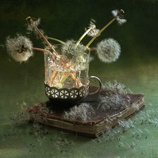 Схема вышивки «Одуванчики»