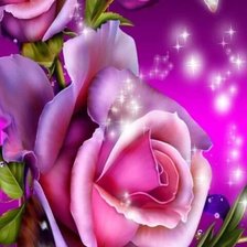 Схема вышивки «Роза 2»