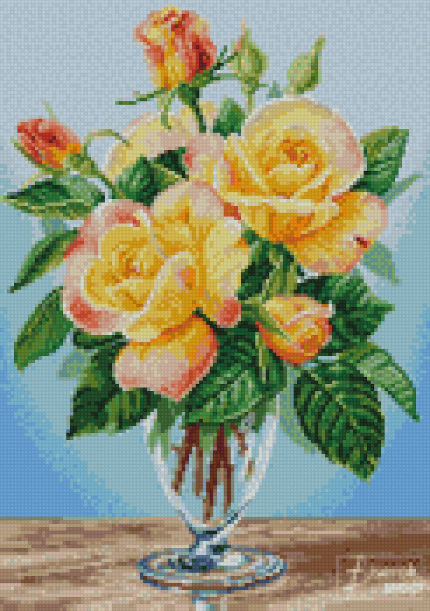 ЖЕЛТЫЕ РОЗЫ - denecs - предпросмотр