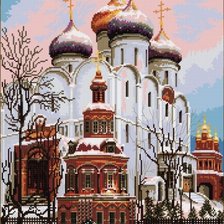 Схема вышивки «сергиева лавра»