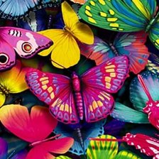 Схема вышивки «Бабочки»