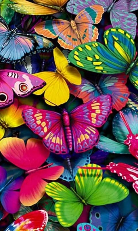 Бабочки 2 - канва можно использовать с 14 и 16 - 18 - оригинал