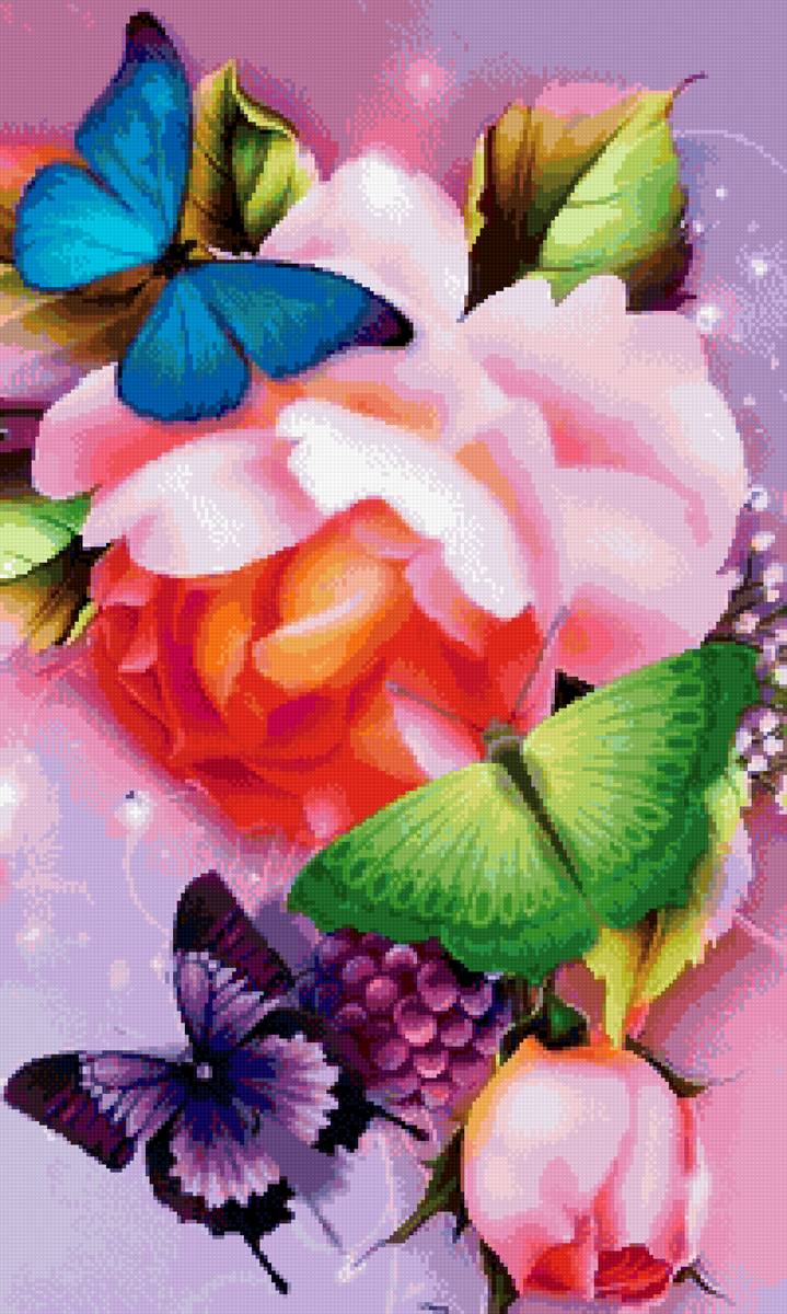 Бабочки 12 - конва 16 или 18 - предпросмотр