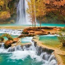 Схема вышивки «Водопад»